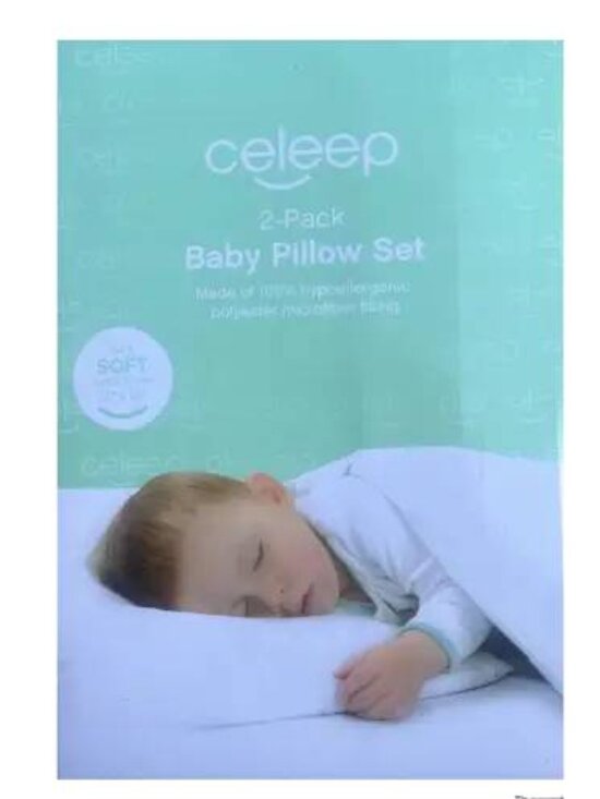 Celeep Other - Toddler Pillows Set 2 Pack 13 x 18 Inch Soft Organic Toddler Bedding